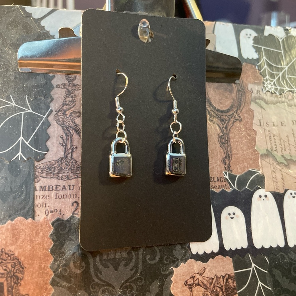Lock Earrings